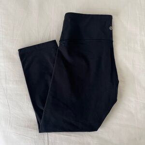 Lululemon- 21” Black Leggings, Size 6